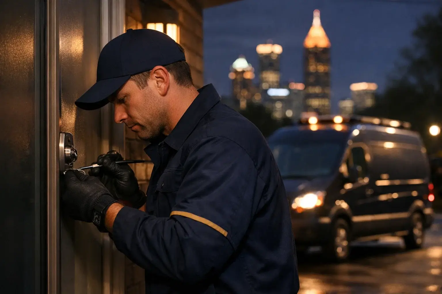Emergency locksmith providing fast lockout assistance in Atlanta GA